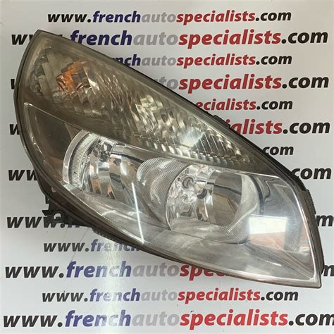 RENAULT SCENIC GRAND SCENIC II DRIVERS SIDE O S HEADLIGHT 2002 2006