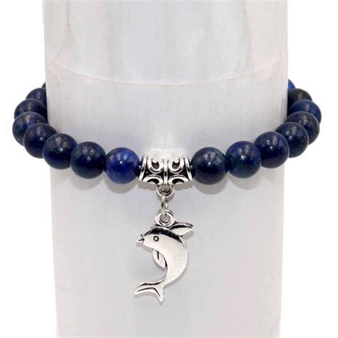 Lapis Lazuli Armband Met Dolfijn Bedel Spiritueelboek Nl