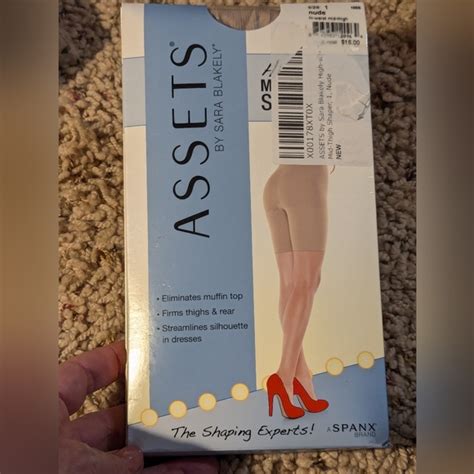 SPANX Intimates Sleepwear Spanx Assets Hi Waist Mid Thigh Body Shaper Size Nude By Sara