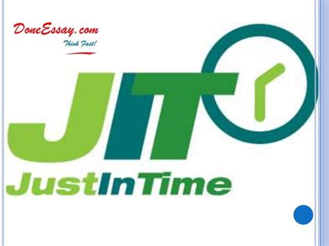 Just In Time (jit) inventory management