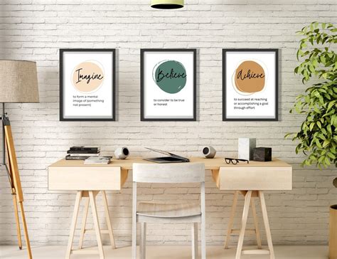 Inspirational Workplace Art, Motivational Office Wall Art, Wall Art ...