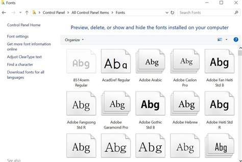 How To Install And Manage Fonts In Windows 10 Bobland Techniques