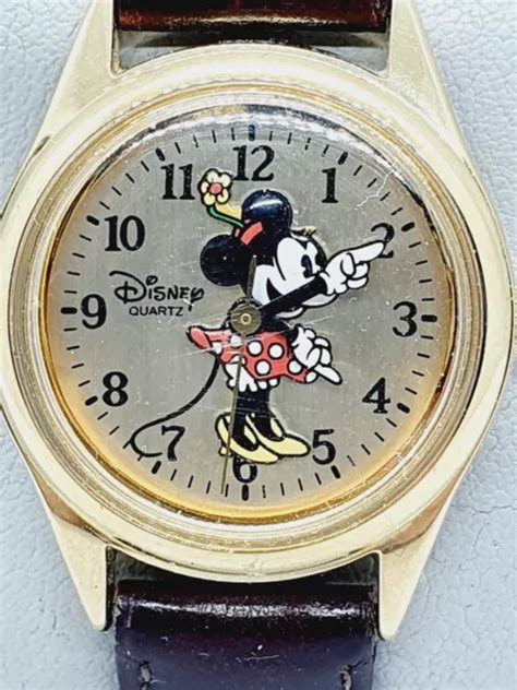 Vintage Disney Time Works Mickey Mouse Disney Quartz Ladies Watch 90s