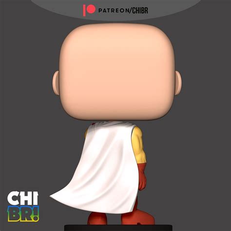 Saitama One Punch Man Funko 3d Model 3d Printable Cgtrader