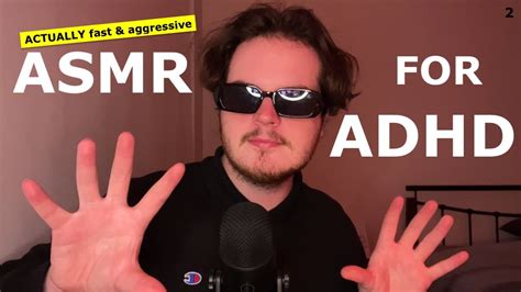 Actually Fast Aggressive Asmr For Adhd Unpredictable Triggers Fast