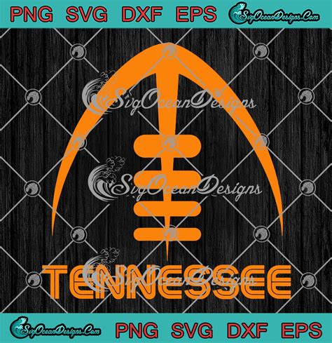 Retro Tennessee Tn Orange Vintage Svg Tennessee Volunteers Football