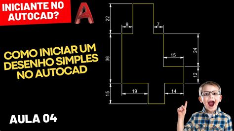 Autocad Para Iniciantes Aula Como Come Ar Um Desenho Youtube