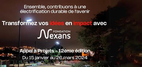 Am Liorer L Acc S L Lectricit En Afrique Avec La Fondation Nexans