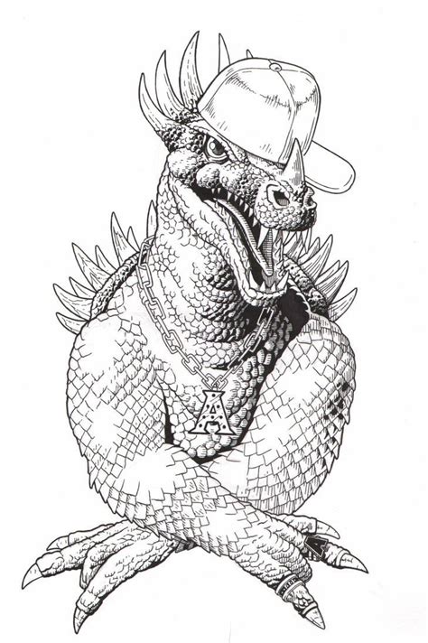 Anguirus Pages Coloring Pages
