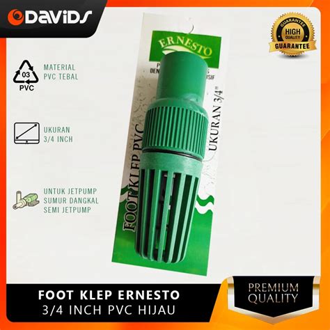 Jual Foot Klep Tusen Valve Filter Pipa Sumur Pompa Air Pvc Hijau