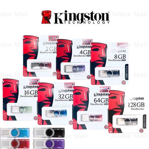 แฟลชไดร์ฟ 2gb 4gb 8gb 16gb 32gb 64gb 128gb Kingston Portable Metal Dt101 G2 Usb Flash Drive