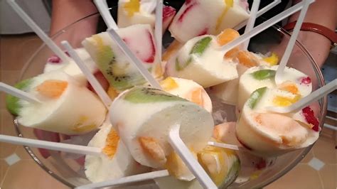 Picolé caseiro frutas opção deliciosa para se refrescar no calor