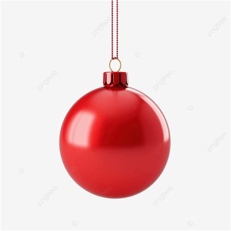 Bola De Natal Pendurada Vermelha Png Vermelho Pendurado Natal Png