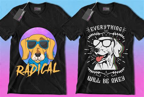 50 Editable Dog T Shirt Designs Bundle Dogs Vector Etsy