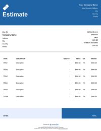 Free Drywall Estimate Sample Template Invoiceowl