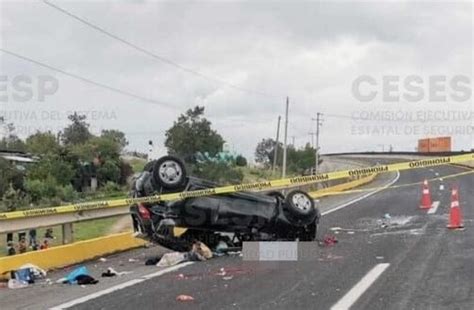 Accidente Carretero A La Altura De Hueyotlipan Dejan Una Persona Sin