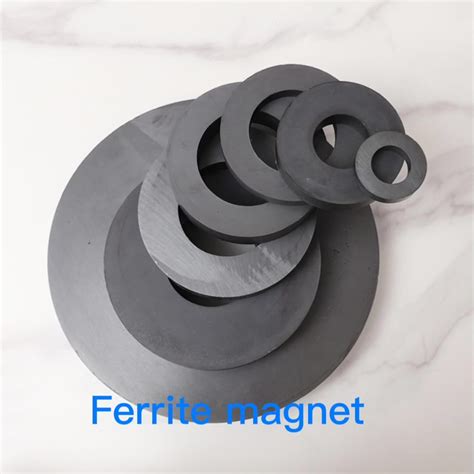 Ferrite Magnet Ring With High Quality Magnetic Material Shape Made By