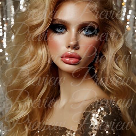 Png Glam Clip Art 8 Piece Etsy