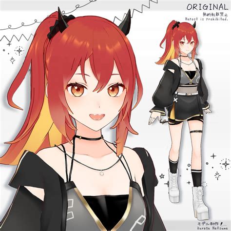 Vroidstudioで制作した3dモデル 倉下 夏芽さんvroidモデラー・イラストレーターのポートフォリオ ココナラ