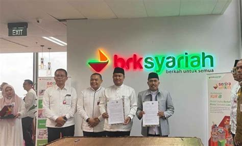 Goriau Kemenag Pekanbaru Bersama Bank Riau Kepri Syariah Lakukan Mou