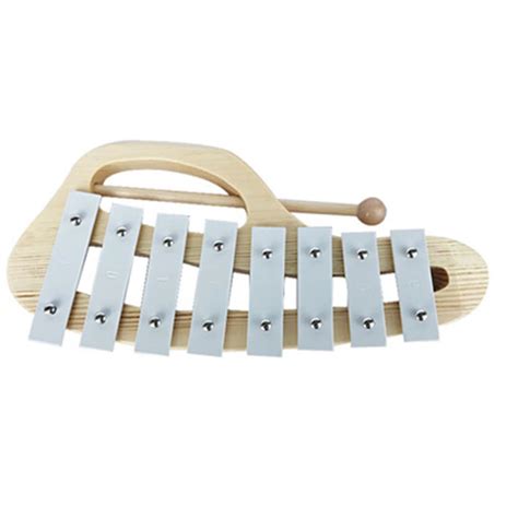 Ручной стук ксилофон Glockenspiel с молотками 8 тонов алюминиевый лист ...