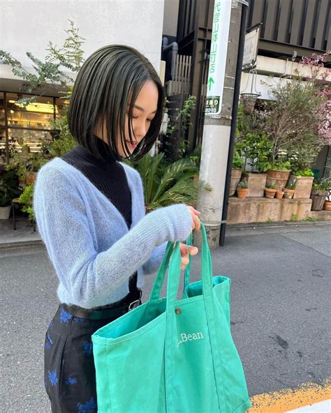 田中こなつさんのインスタグラム写真 田中こなつinstagram「🌿👜 Salonadametrope 別注 Llbean 🌿 L