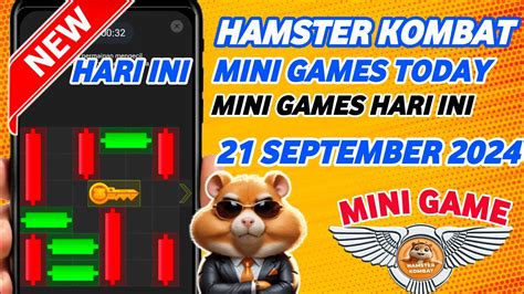 Cara Membuka Kunci Mini Game Hamster Kombat Hari Ini 21 September 2024