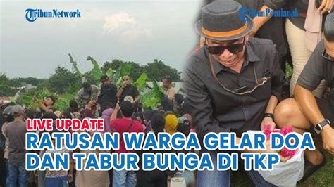 Di Jembatan Talun TKP Pembunuhan Vina Eki Ratusan Warga Cirebon