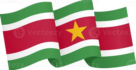 Suriname Flag Wave 45849436 Png