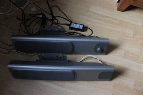 Pair of Smart Board Speakers SB540 SB560 SB580 with Power Supply/leads ...