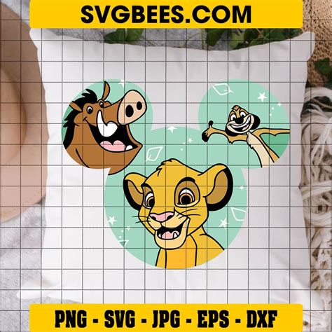 Timon Svg Lion King Svg Disney Svg Svgbees