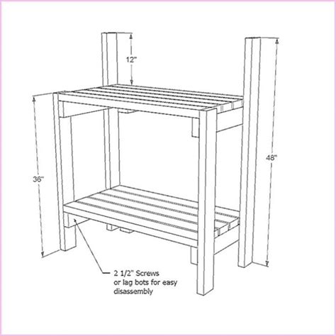 Diy Potting Bench Plan Build A Simple Potting Bench