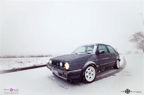 Volkswagen Golf In The Snow