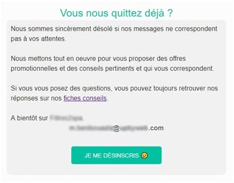 Conseils Pour Personnaliser Votre Page De D Sinscription Email