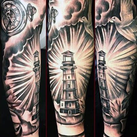 100 Lighthouse Tattoo Designs For Men - A Beacon Of Ideas