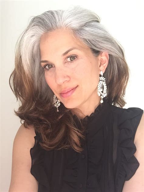 Silver Sister Spotlight With Shelly Gray Hair Growing Out Gorgeous Gray Hair Natural Gray Hair