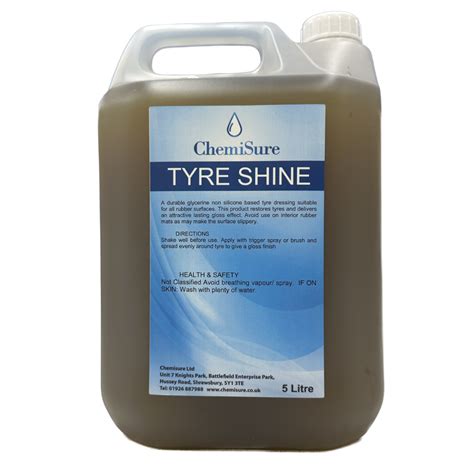 Tyre Shine 5ltr25ltr200ltr Chemisure Chemical Supplier