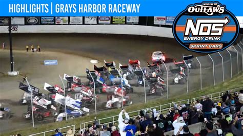 World Of Outlaws Nos Energy Drink Sprint Cars Grays Harbor Raceway September 5 2022