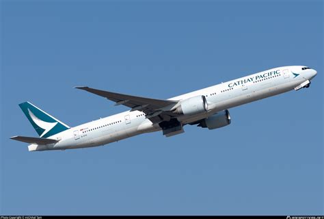 B KPZ Cathay Pacific Boeing 777 367ER Photo By MiCHAel Tam ID 1261480