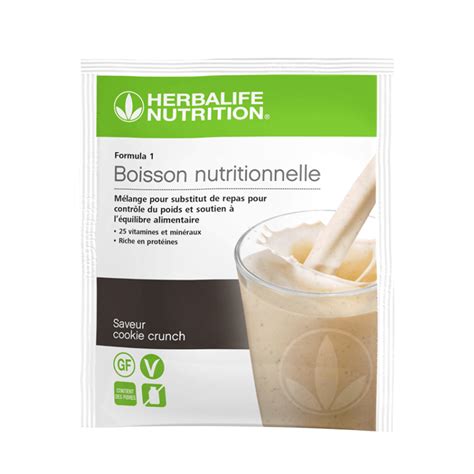 Herbalife Formula Sachets Cookie Crunch Au Meilleur Prix