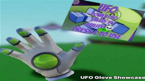 Ufo Glove Showcase Slap Battles Youtube