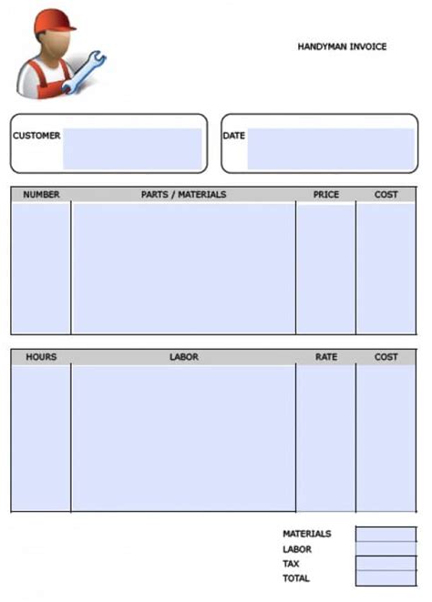 Handyman Invoice Sample Format