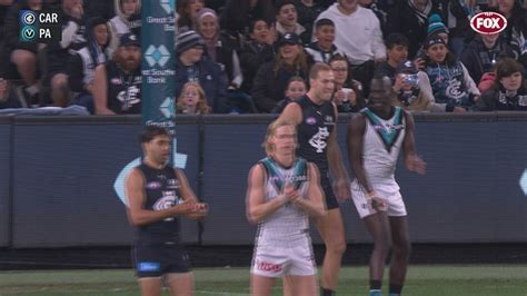 Carlton Blues Vs Port Adelaide Power AFL Live Scores