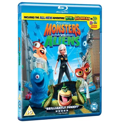 Monsters Vs Aliens Blu-ray | Zavvi