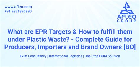 What Are Epr Targets Under Plastic Waste Rules How To Fulfill Them