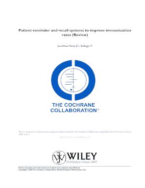 Fillable Online Patient Reminder And Recall Systems To Improve