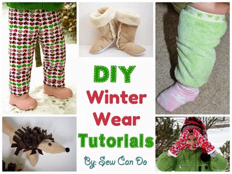 Sew Can Do Diy Winter Wear Snowpants And Mittens And Slippers Oh My