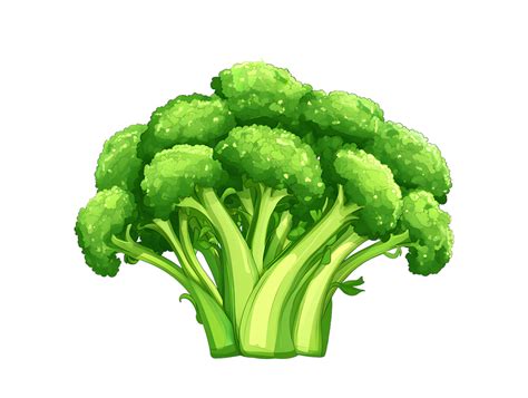 Broccoli Cartoon Illustration Transparent Background 48767425 Png