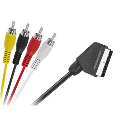 Kabel EURO 4 X RCA CHINCH 1 5m Inny Producent Sklep EMPIK