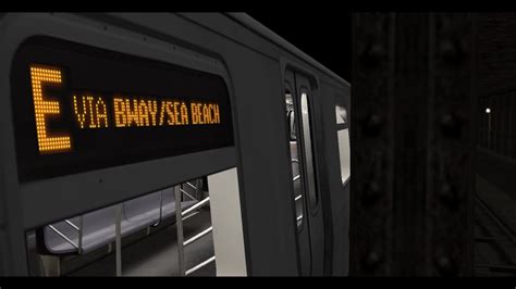 OpenBVE R160B Siemens E Train To Coney Island Via Bway Sea Beach YouTube